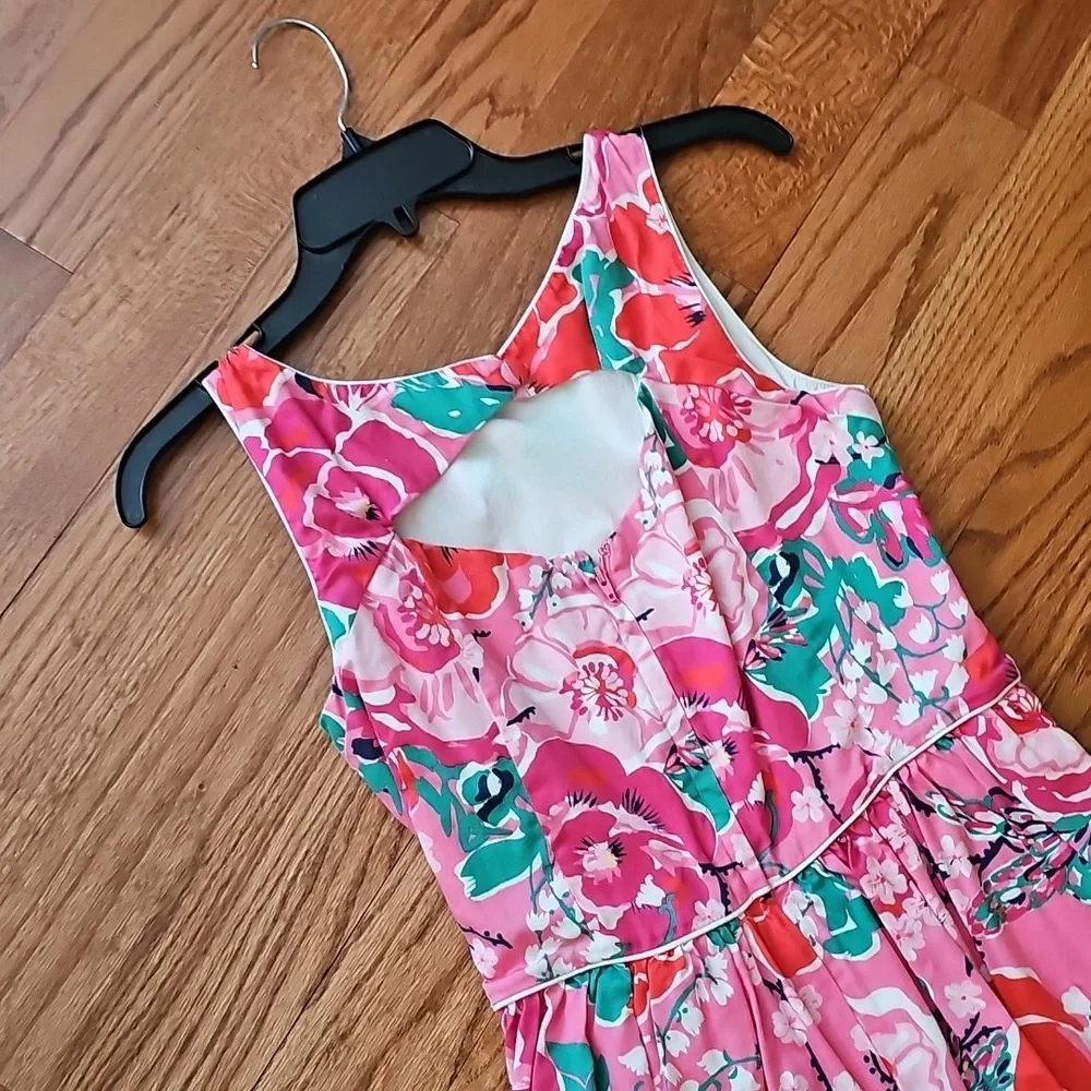 Lilly Pulitzer Pink Floral Sleeveless Dress - Picture 3 of 3